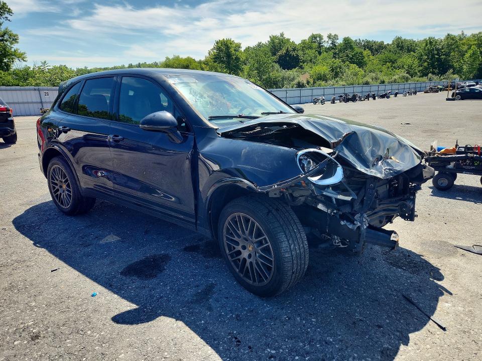 2018 Porsche Cayenne VIN WP1AA2A21JKA06701 COPART salvage auction — FRONT END, Va - Certificate Of Title, sold $4,600 on 2026-09-10 (photo 4)