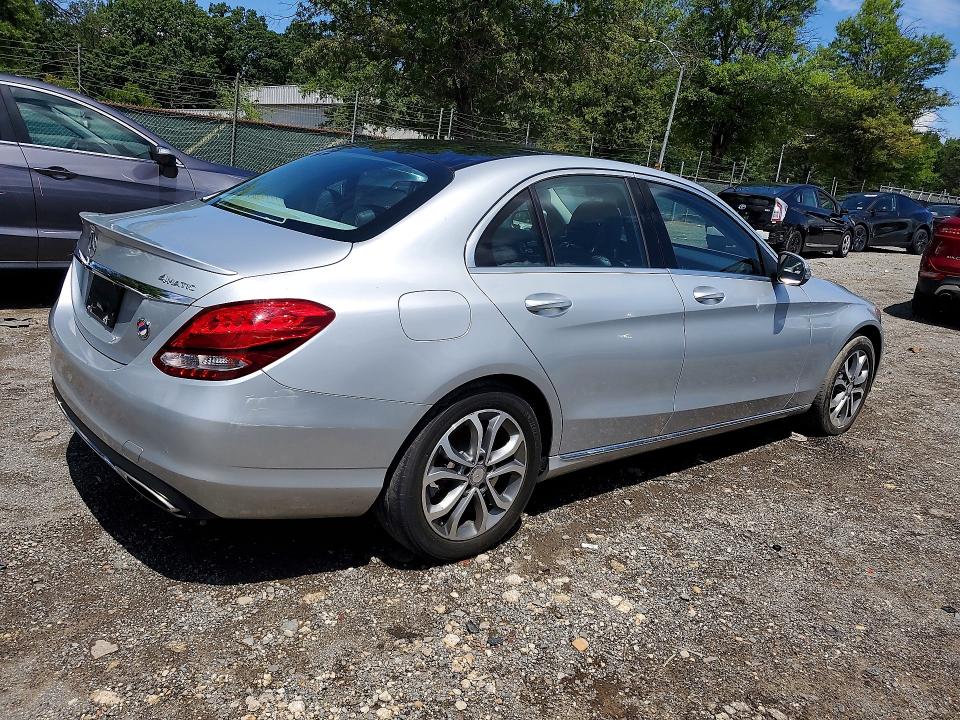 2016 Mercedes-benz C-klasse VIN WDDWF4KB9GR146956 COPART salvage auction — FRONT END, Md - Certificate Of Title, sold $3,900 on 2026-08-15 (photo 3)