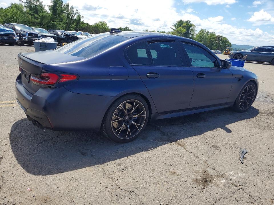 2022 BMW M5 VIN WBS83CH0XNCH73141 COPART salvage auction — SIDE, Pa - Certificate Of Salvage, sold $35,500 on 2026-08-25 (photo 3)