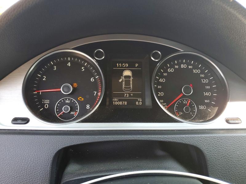 2012 Volkswagen VIN WVWHP7AN2CE519222 COPART salvage auction — FRONT END, Wa - Vehicle Cert Of Ownership-Titl, sold $575 on 2026-08-10 (photo 9)