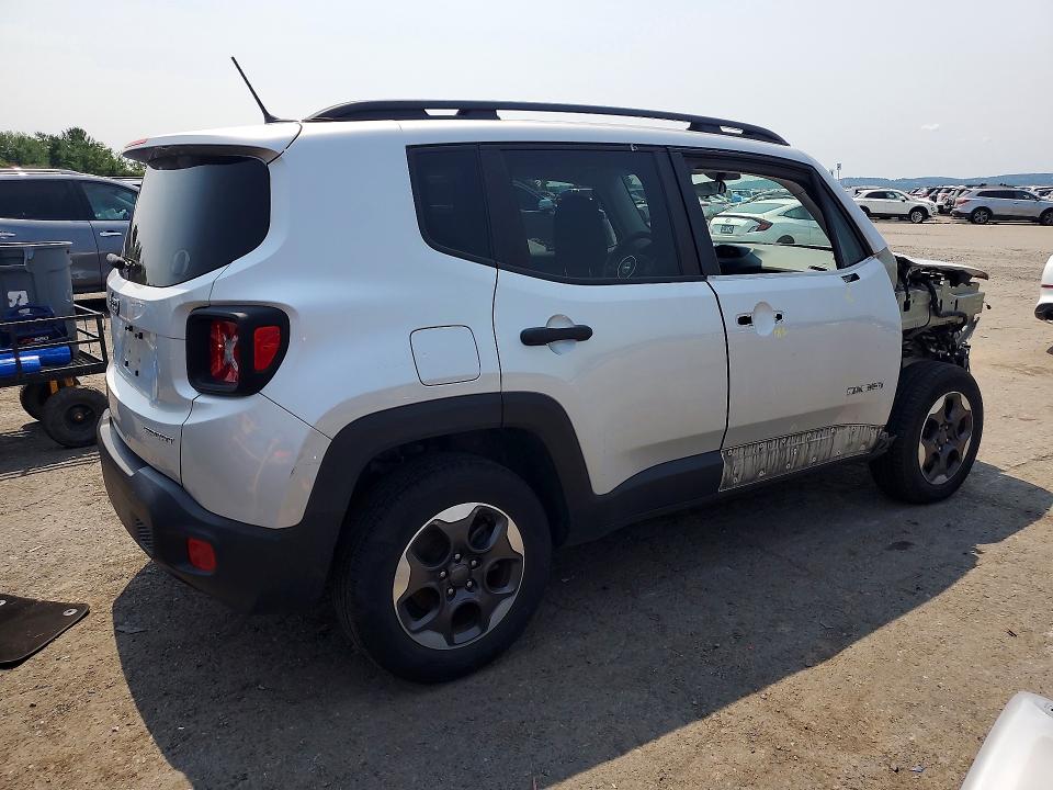 2017 Jeep Renegade VIN ZACCJBAB4HPF96936 COPART salvage auction — FRONT END, Pa - Certificate Of Salvage, sold $2,150 on 2026-08-18 (photo 3)