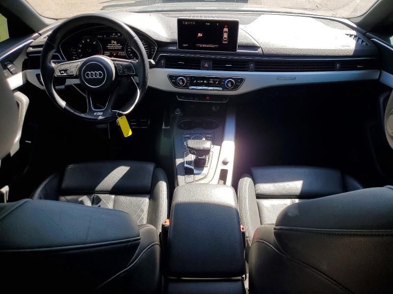 2018 Audi A5 VIN WAUENCF59JA047483 COPART salvage auction — FRONT END, Salvage Title, sold $7,000 on 2026-08-25 (photo 8)