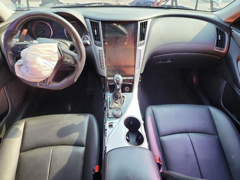 2019 Infiniti Q50 VIN JN1EV7AR5KM594080 COPART salvage auction — FRONT END, Co - Public - Salvage Title, sold $3,200 on 2026-09-04 (photo 8)