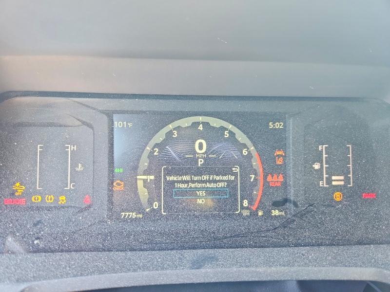 2025 Toyota Tacoma VIN 3TMLB5JN7SM197859 COPART salvage auction — REAR END, Ca - Salvage Certificate, sold $17,200 on 2026-08-24 (photo 9)