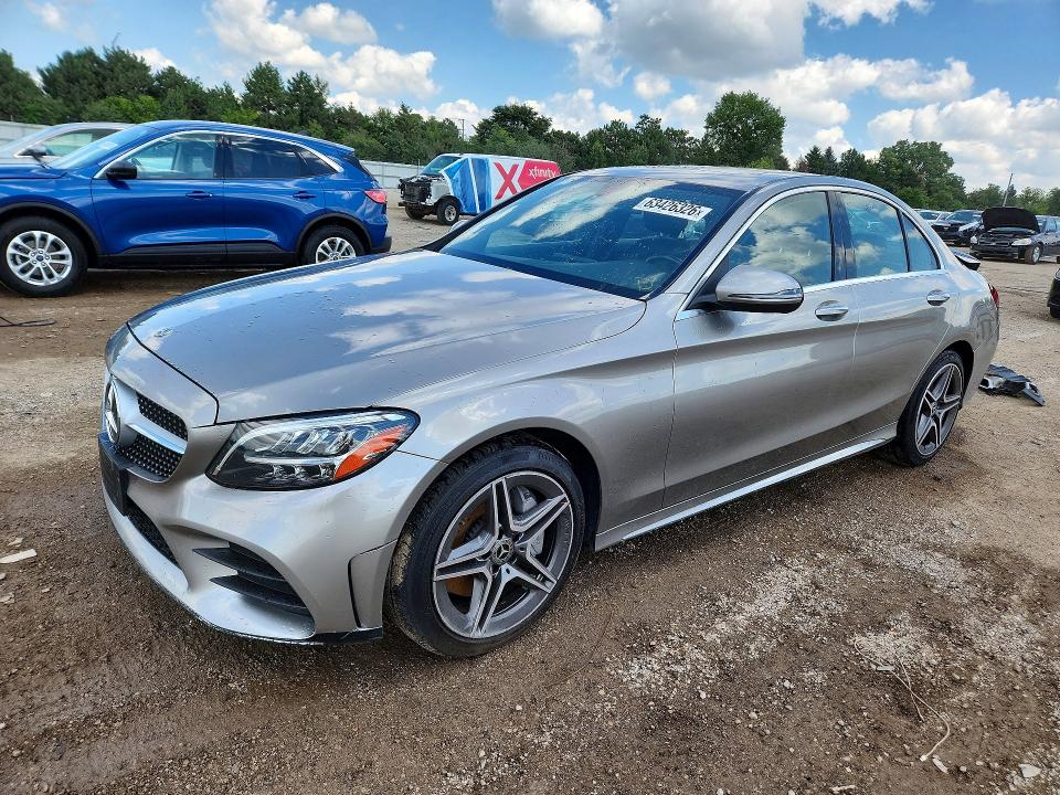 2020 Mercedes-benz C-klasse VIN WDDWF8EB7LR562274 — COPART salvage auction photo