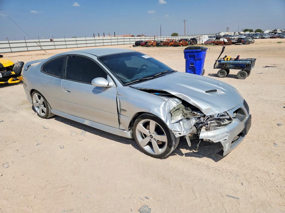 2006 Pontiac Gto VIN 6G2VX12U76L822624 COPART salvage auction — FRONT END, Tx - Salvage Vehicle Title, sold $7,500 on 2026-08-26 (photo 4)