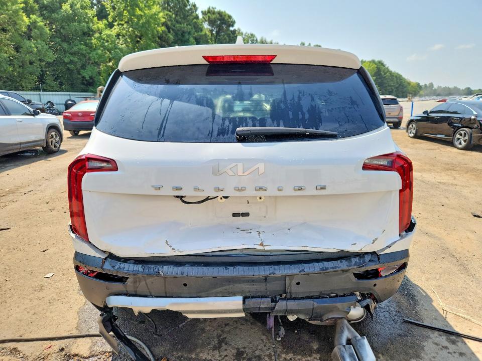 2022 Kia Telluride VIN 5XYP64HC3NG277309 COPART salvage auction — REAR END, La - Cert Of Title-Salvage, sold $9,700 on 2026-08-27 (photo 6)