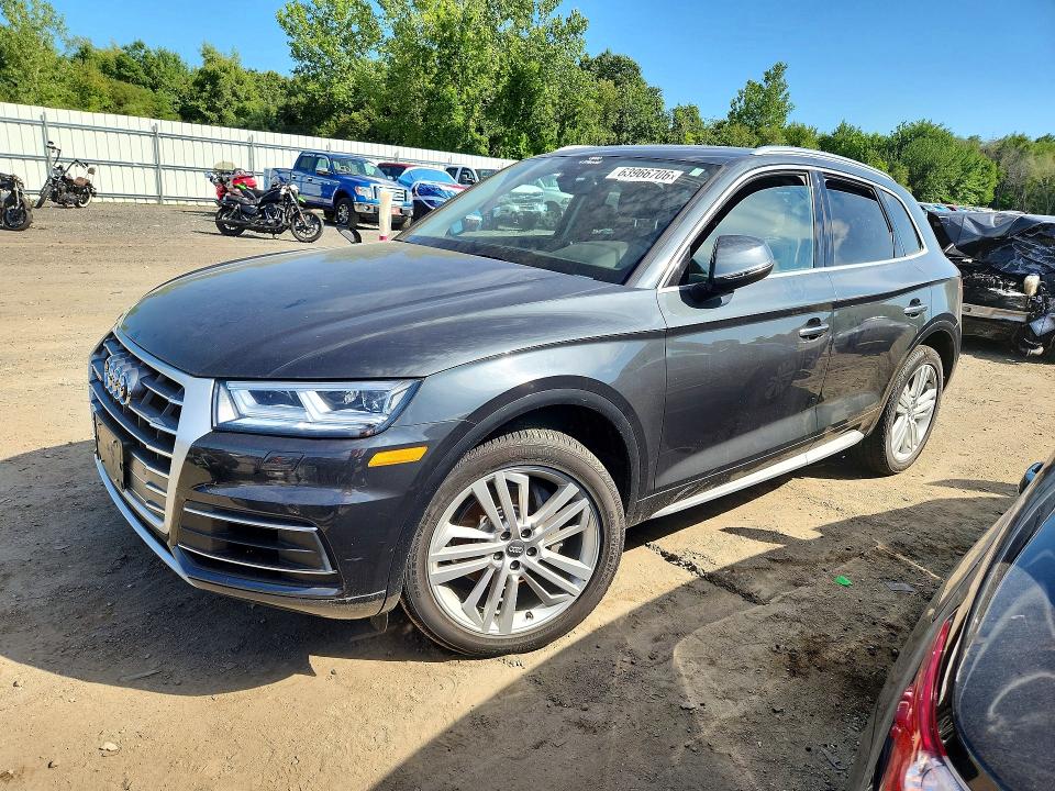 2020 Audi Q5 VIN WA1BNAFY6L2027364 — COPART salvage auction photo