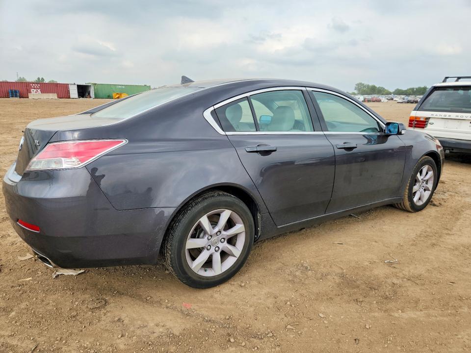 2013 Acura Tl VIN 19UUA8F24DA015608 COPART salvage auction — MINOR DENT/SCRATCHES, Il - Certificate Of Title, sold $8,200 on 2026-08-25 (photo 3)