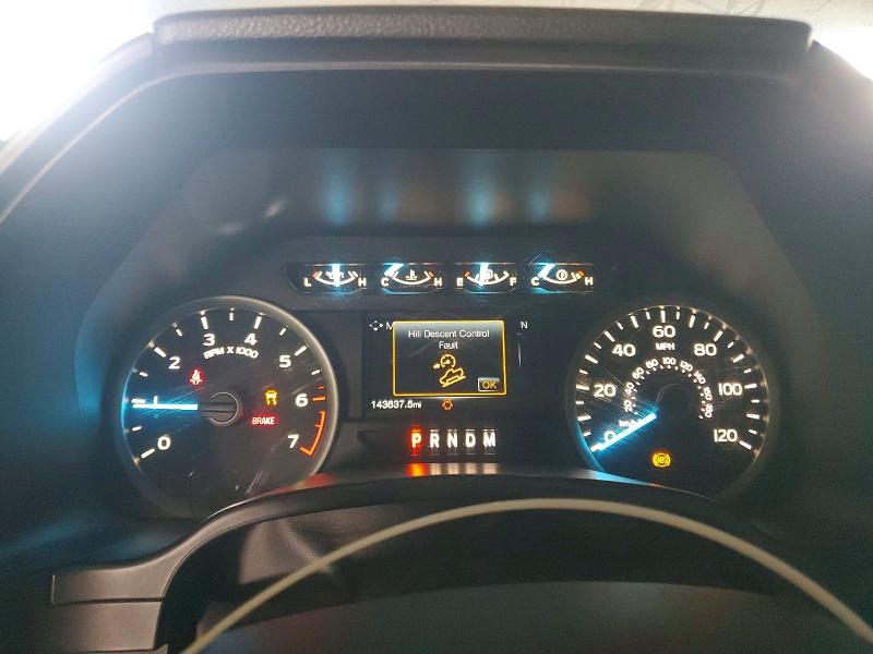 2018 Ford F-150 lightning VIN 1FTEW1EG0JFE66297 COPART salvage auction — FRONT END, NC - CERTIFICATE OF TITLE (P), sold $9,500 on 2026-08-19 (photo 9)