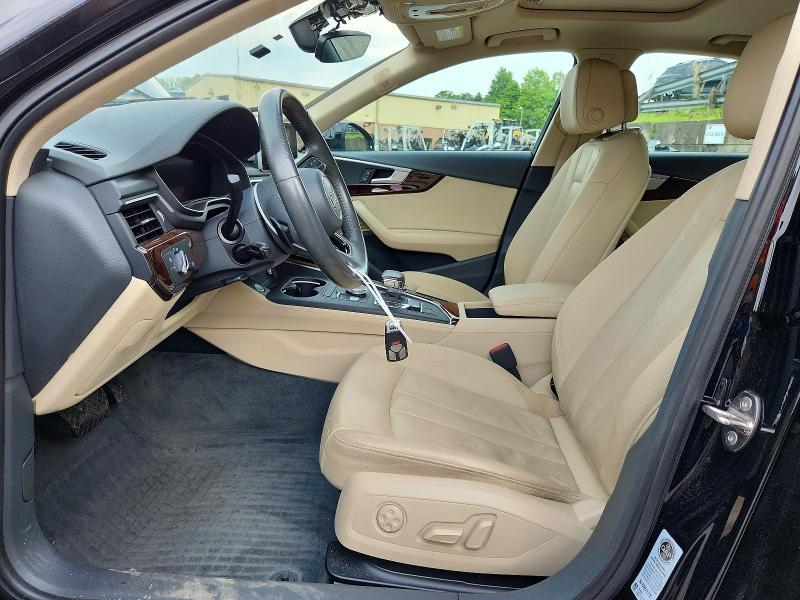 2018 Audi A4 VIN WAULMAF40JA086405 COPART salvage auction — FRONT END, Ny - Mv-907A Salvage Certificate, sold $7,100 on 2026-09-03 (photo 7)