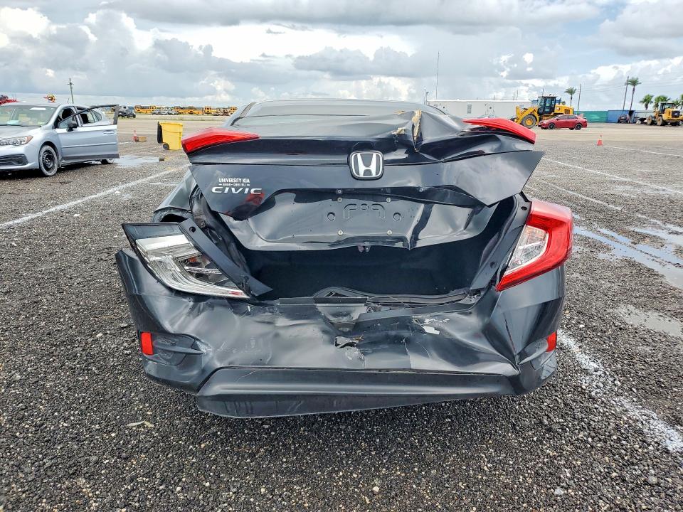 2016 Honda Civic VIN 19XFC2F5XGE204578 COPART salvage auction — REAR END, Fl - Cert Of Title Slvg Rebuildable, sold $3,600 on 2026-08-29 (photo 6)