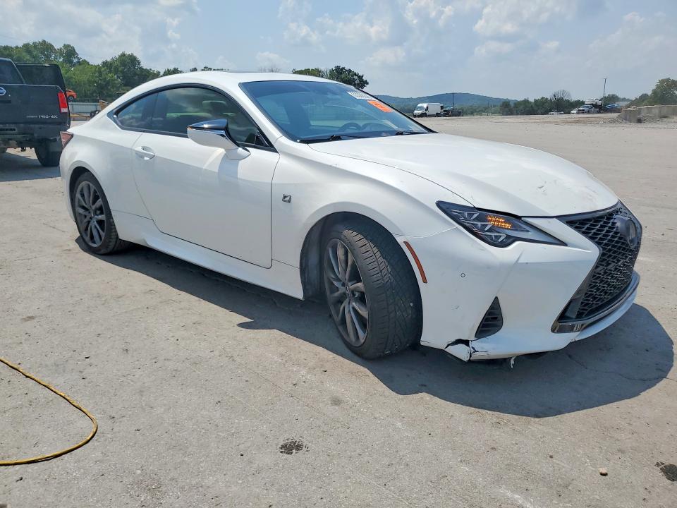 2019 Lexus Rc VIN JTHHZ5BC0K5021125 COPART salvage auction — BIOHAZARD/CHEMICAL, Tn - Salvage Certificate, sold $18,900 on 2026-08-19 (photo 4)