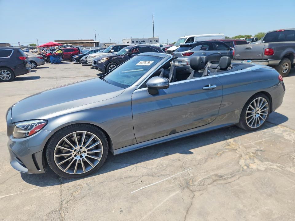 2019 Mercedes-benz C-klasse VIN WDDWK8DB9KF798924 COPART salvage auction — VANDALISM, Tx - Certificate Of Title (P), sold $10,000 on 2026-08-20 (photo 1)