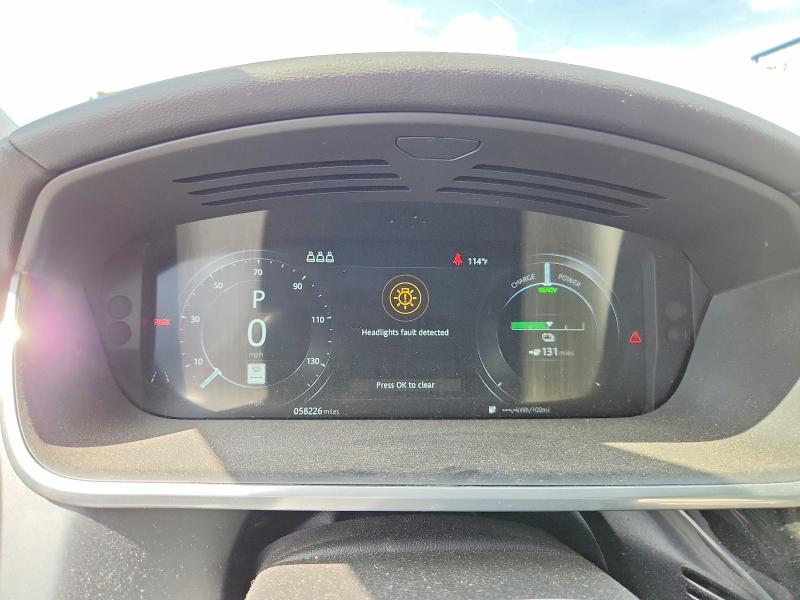 2019 Jaguar I-pace VIN SADHD2S13K1F61435 COPART salvage auction — FRONT END, ID - SALVAGE CERTIFICATE OF TITLE, sold $10,100 on 2026-09-18 (photo 9)