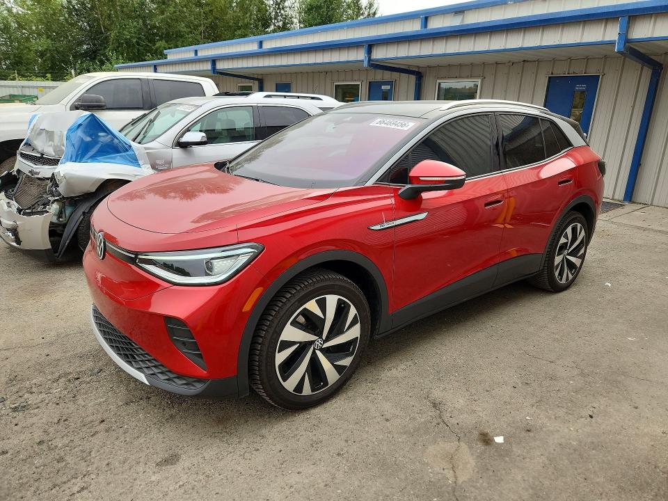 2021 Volkswagen Id.4 VIN WVGUNPE2XMP064688 — COPART salvage auction photo
