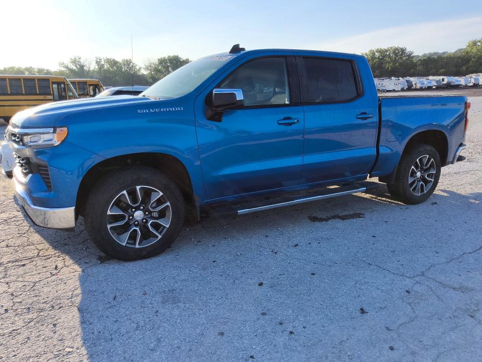 2024 Chevrolet Silverado 1500 VIN 1GCPACED0RZ208865 COPART salvage auction — FRONT END, La - Certificate Of Title, sold $1,550 on 2026-08-27 (photo 1)