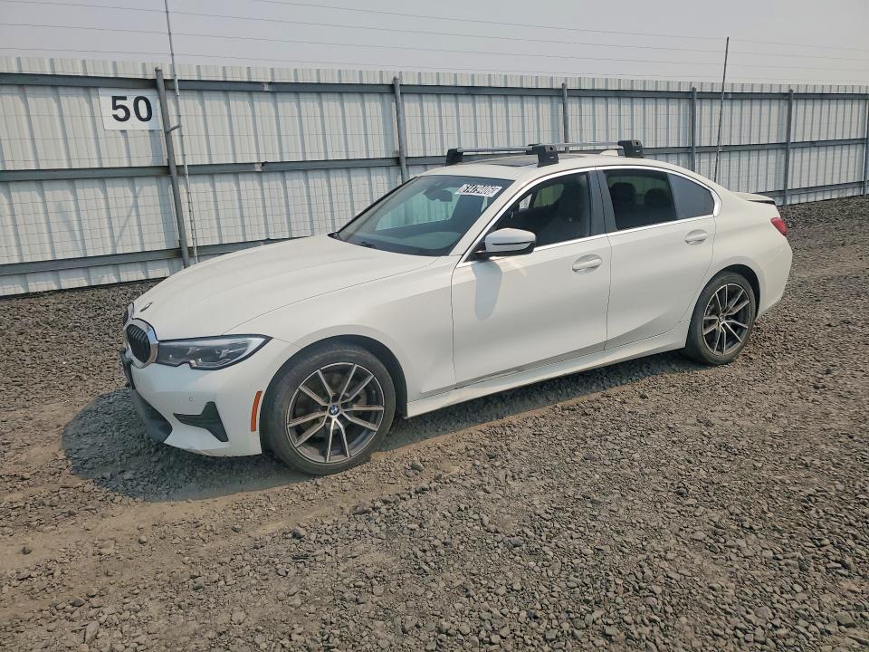 2020 BMW 3 series VIN 3MW5R7J01L8B06354 — COPART salvage auction photo