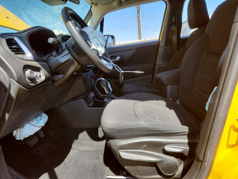 2018 Jeep Renegade VIN ZACCJABB3JPJ13058 COPART salvage auction — FRONT END, Ca - Salvage Certificate, sold $1,050 on 2026-08-20 (photo 7)