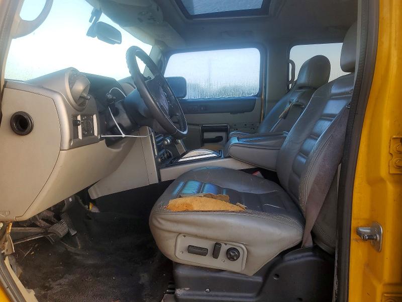2003 Hummer H2 VIN 5GRGN23U03H122226 COPART salvage auction — MINOR DENT/SCRATCHES, TX - CERTIFICATE OF TITLE, sold $2,050 on 2026-09-08 (photo 7)