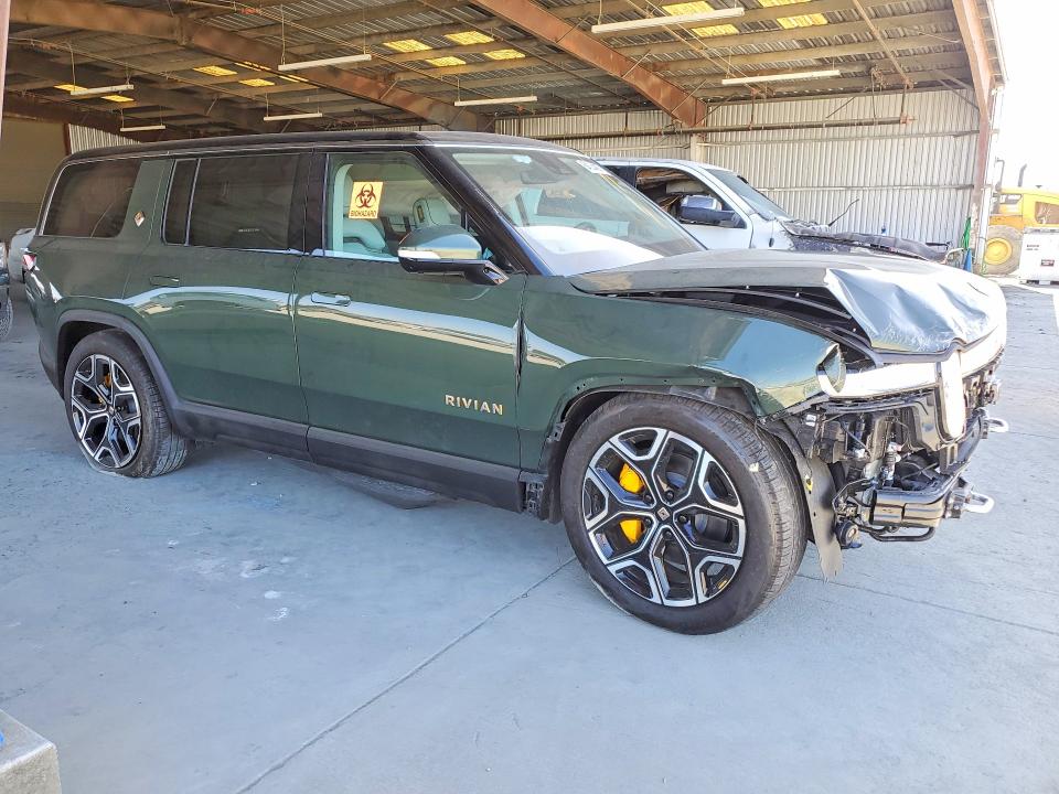 2023 Rivian R1s VIN 7PDSGABA1PN030162 COPART salvage auction — FRONT END, Ca - Salvage Certificate, sold $9,400 on 2026-09-03 (photo 4)