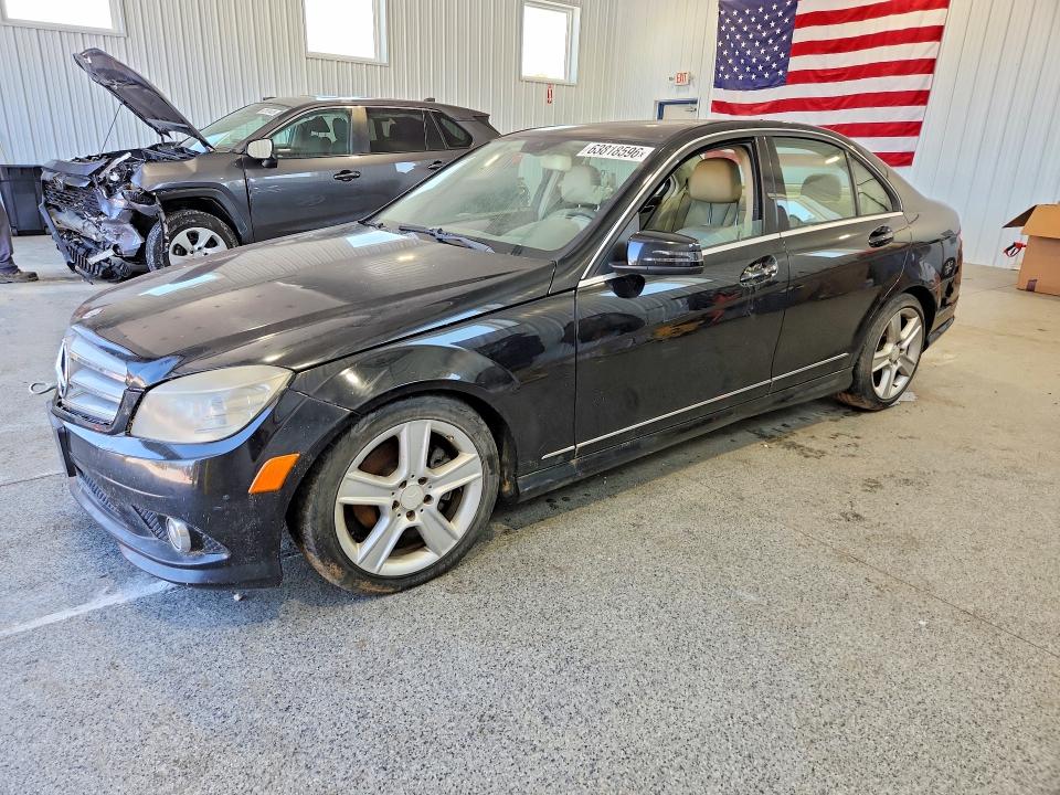 2010 Mercedes-benz C class VIN WDDGF8BB8AF445844 COPART salvage auction — WATER/FLOOD, OH - CERT OF TITLE-FLOOD VEHICLE, sold $425 on 2026-08-21 (photo 1)