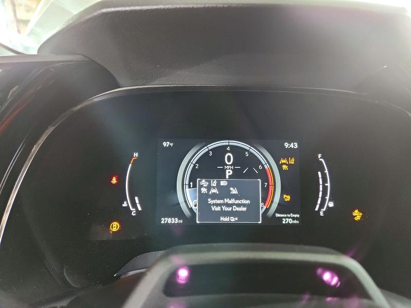 2023 Lexus Rx VIN 2T2BAMBA8PC018079 COPART salvage auction — FRONT END, Salvage Title, sold $26,500 on 2026-09-14 (photo 9)