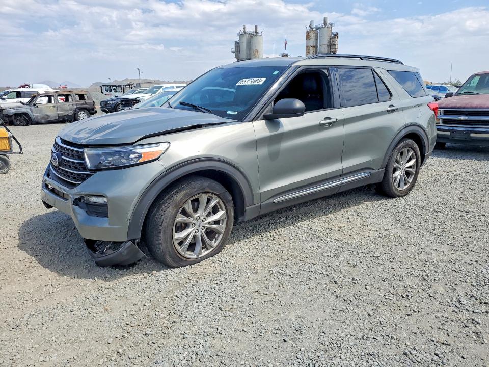 2020 Ford Explorer VIN 1FMSK7DH6LGA63168 — COPART salvage auction photo