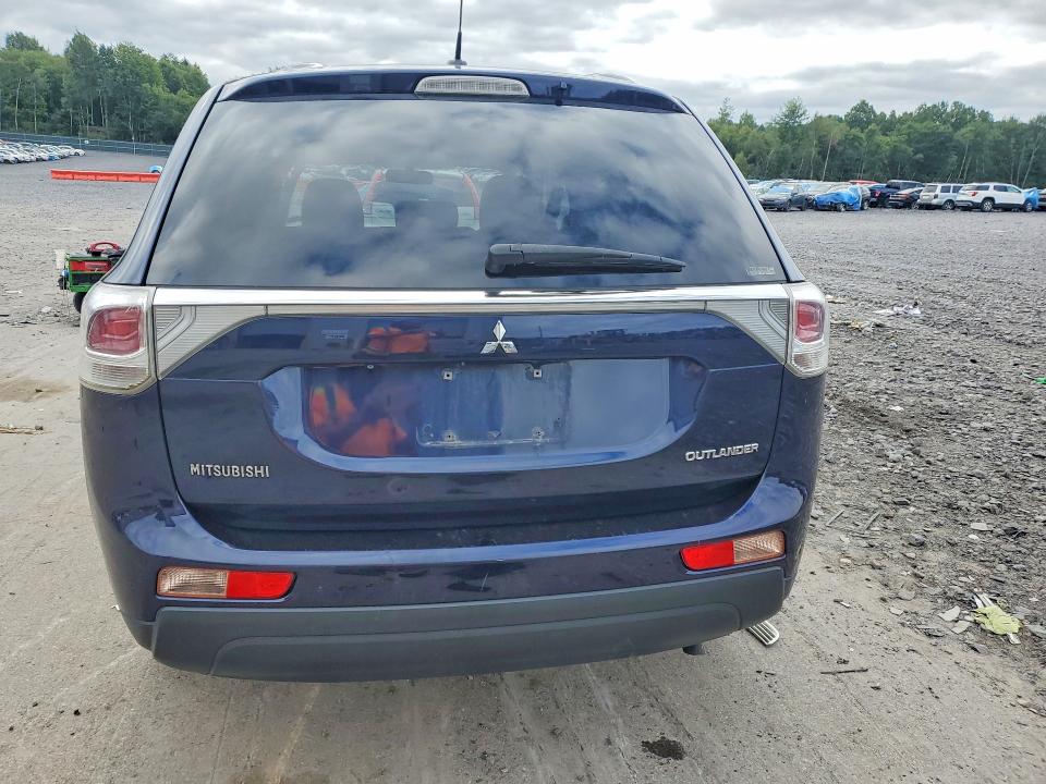 2014 Mitsubishi Outlander VIN JA4AZ3A32EZ009185 COPART salvage auction — FRONT END, Pa - Certificate Of Salvage, sold $950 on 2026-09-09 (photo 6)