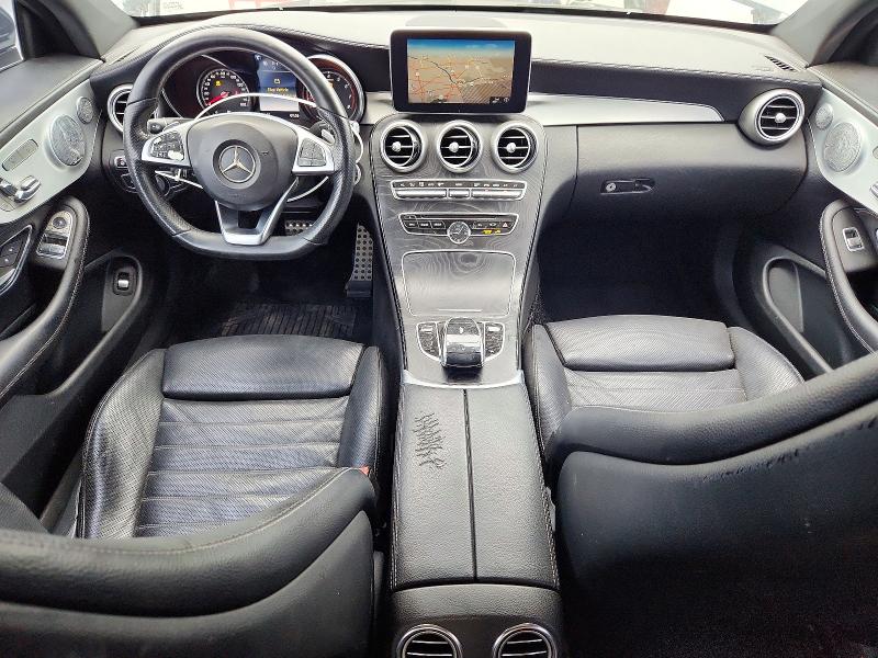 2017 Mercedes-benz C-klasse VIN WDDWJ4JB2HF329957 COPART salvage auction — MINOR DENT/SCRATCHES, Ok - Certificate Of Title (P), sold $8,200 on 2026-08-14 (photo 8)