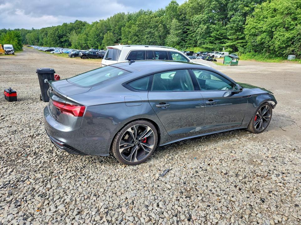 2022 Audi S5 VIN WAUC4CF56NA034416 COPART salvage auction — FRONT END, Ma - Cert Of Title-Salvage, sold $15,300 on 2026-08-06 (photo 3)