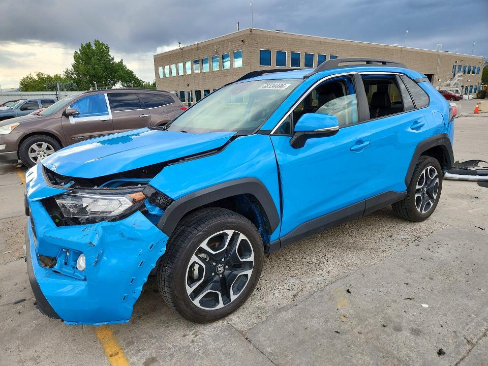 2021 Toyota Rav 4 VIN 2T3J1RFV2MW144823 — COPART salvage auction photo