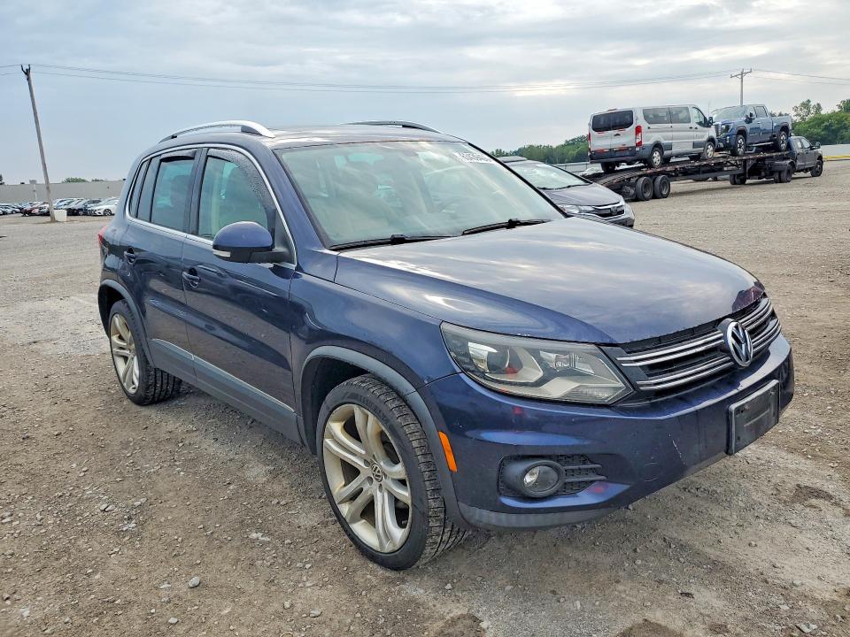 2013 Volkswagen Tiguan VIN WVGBV3AXXDW561117 COPART salvage auction — NORMAL WEAR, Co - Certificate Of Title, sold $1,641 on 2026-08-17 (photo 4)