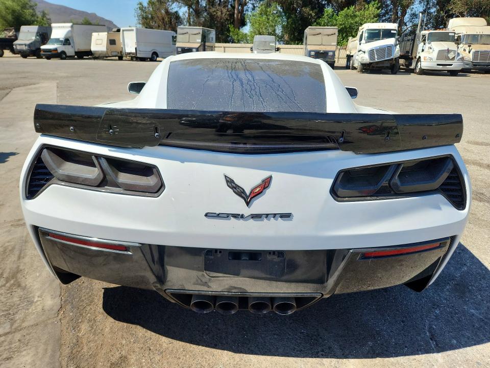 2017 Chevrolet Corvette VIN 1G1YD2D72H5123607 COPART salvage auction — VANDALISM, Ca - Salvage Certificate, sold $17,700 on 2026-08-25 (photo 6)