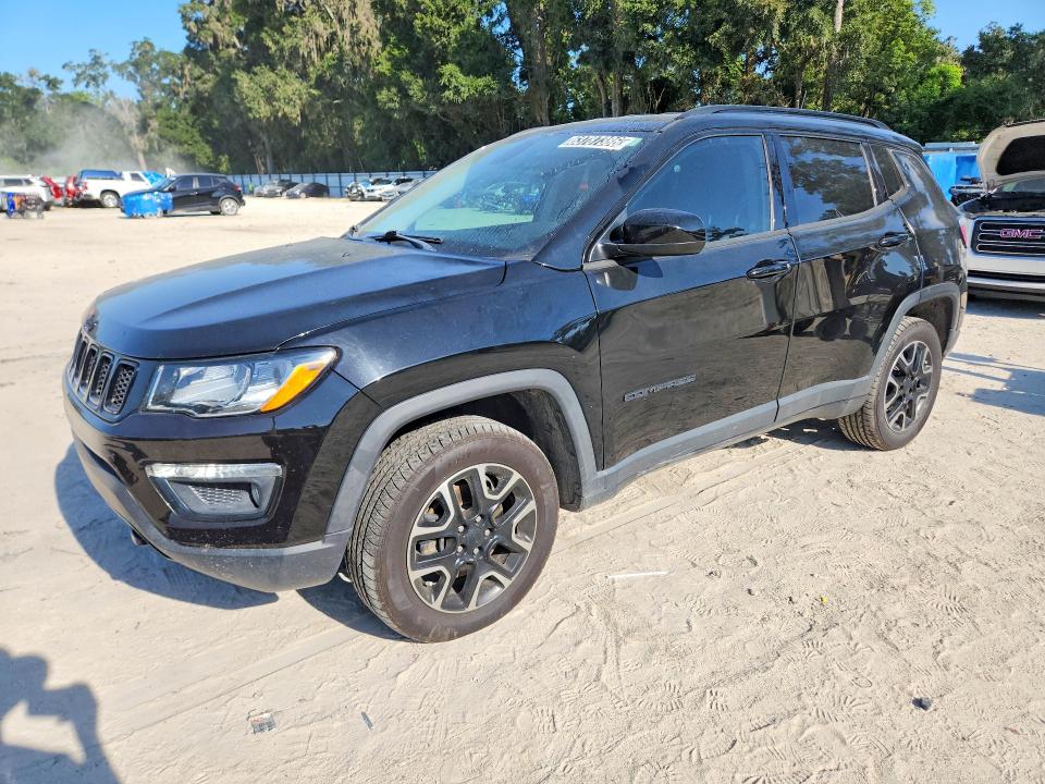 2020 Jeep Compass VIN 3C4NJDAB7LT245847 — COPART salvage auction photo