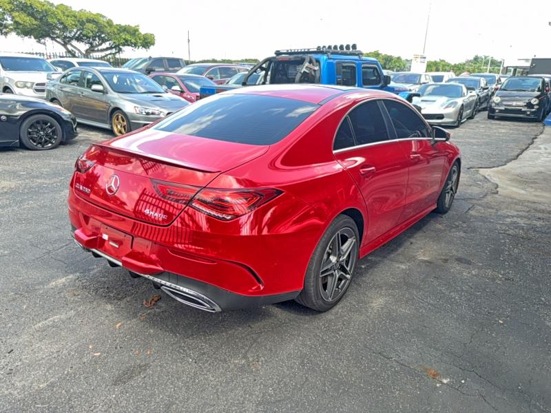 2020 Mercedes-benz Cla-klasse VIN WDD5J4HB0LN068828 COPART salvage auction — NORMAL WEAR, Fl - Certificate Of Title (P), sold $7,700 on 2026-08-19 (photo 4)