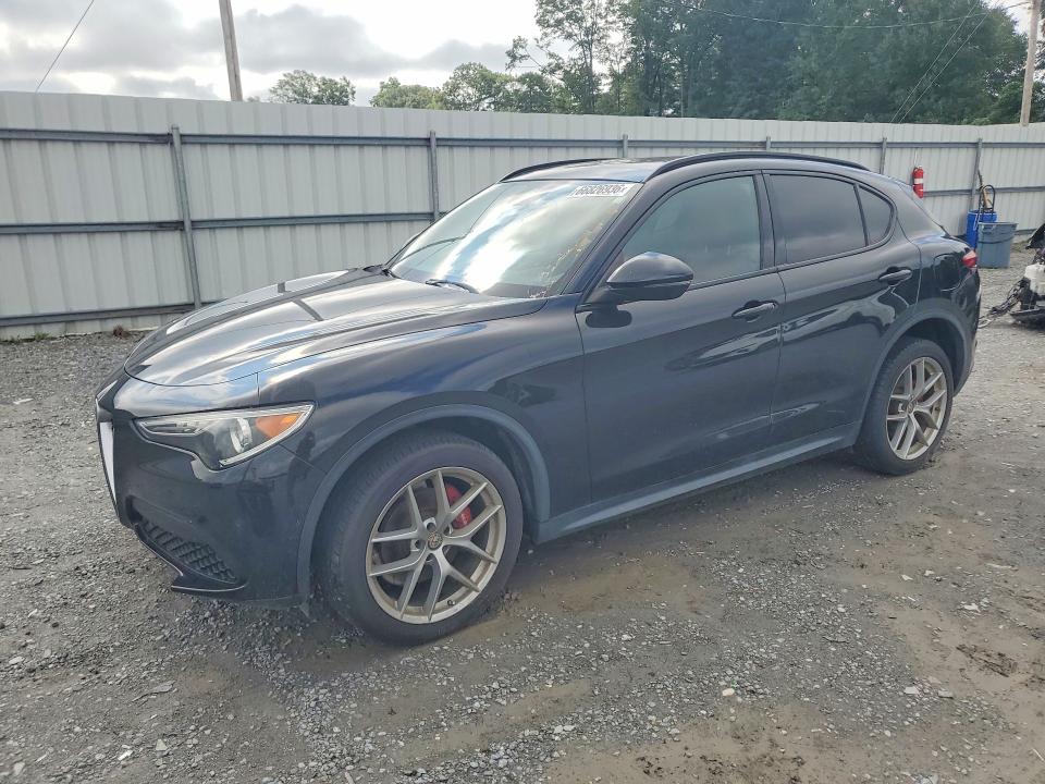 2018 Alfa romeo Stelvio VIN ZASFAKNNXJ7B90591 COPART salvage auction — REAR END, Fl - Dealer Only Clean Title (P), sold $6,800 on 2026-09-18 (photo 1)