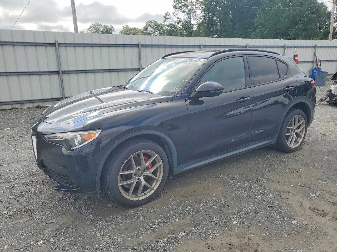 2018 Alfa romeo Stelvio VIN ZASFAKNNXJ7B90591 COPART salvage auction — Rear End, FL - DEALER ONLY CLEAN TITLE (P), sold $5,900 on 2026-09-15 (photo 1)