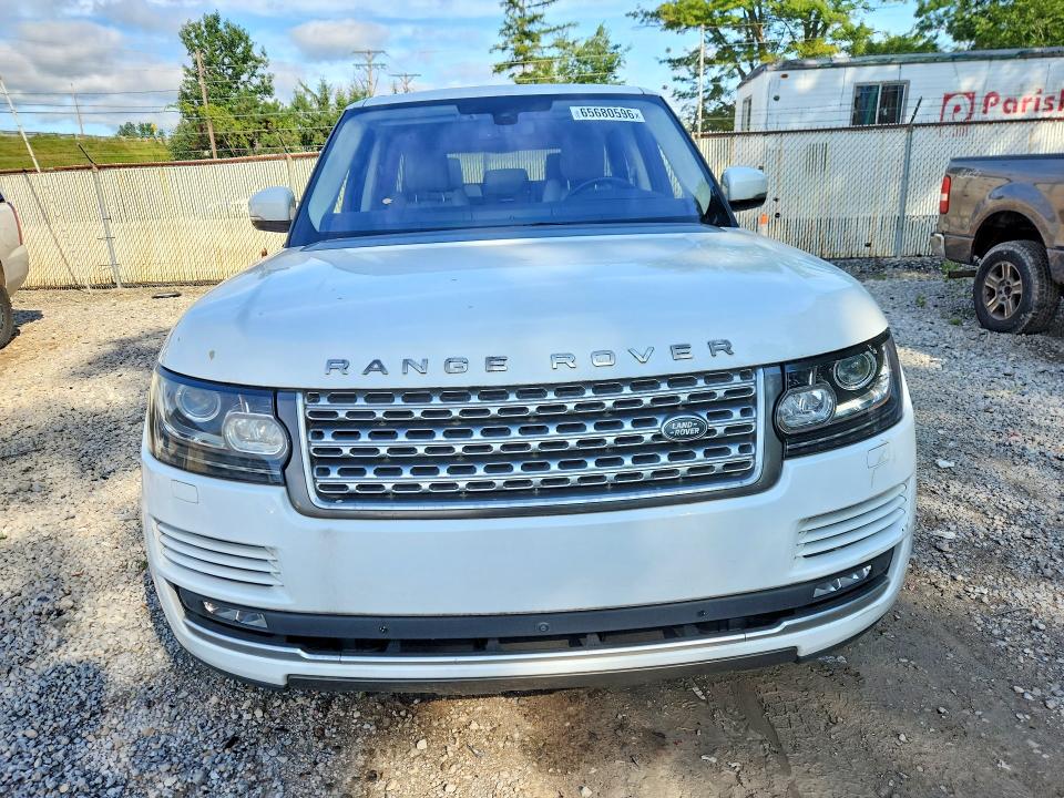 2016 Land rover RANGE ROVER VIN SALGS2PF9GA315908 COPART salvage auction — MINOR DENT/SCRATCHES, Salvage Title, sold $1,250 on 2026-09-09 (photo 5)