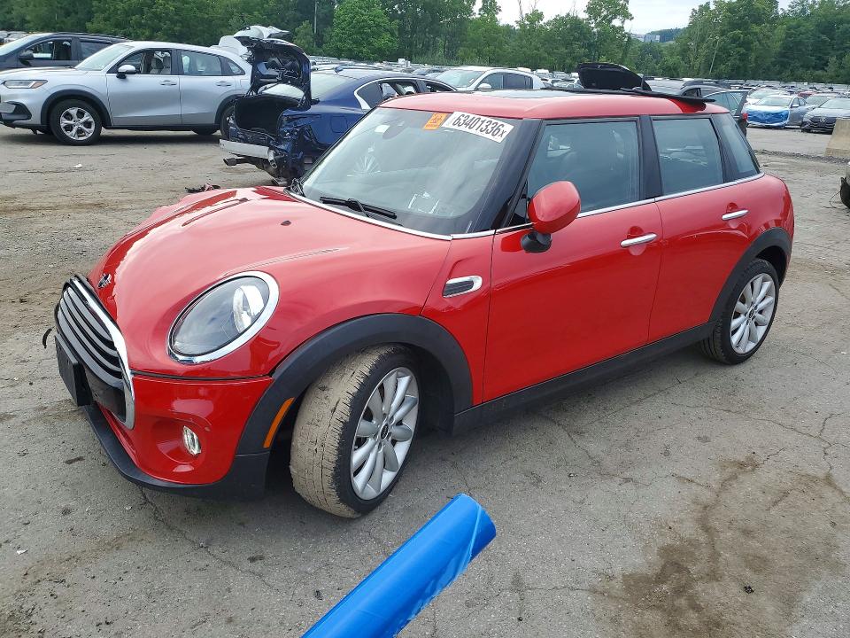 2021 Mini Cooper VIN WMWXU7C01M2N03437 COPART salvage auction — FRONT END, Ny - Mv-907A Salvage Certificate, sold $2,350 on 2026-08-13 (photo 1)