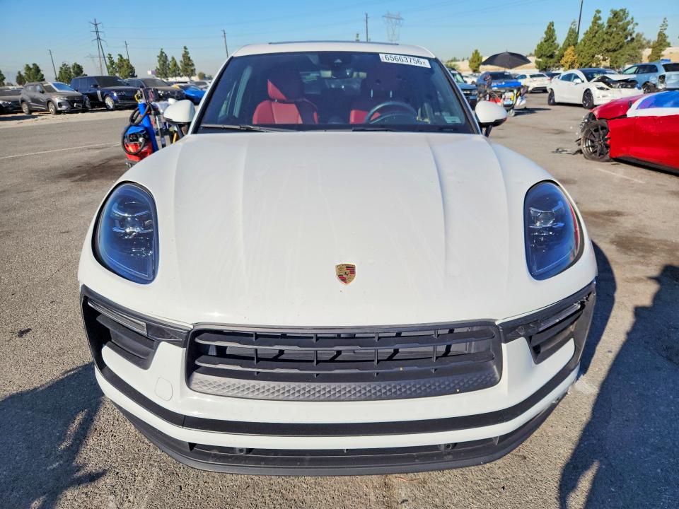 2022 Porsche Macan VIN WP1AA2A57NLB11883 COPART salvage auction — FRONT END, Ca - Salvage Certificate, sold $28,000 on 2026-09-17 (photo 5)
