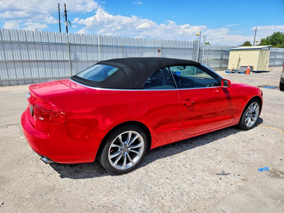 2014 Audi A5 VIN WAULFAFH4EN013923 COPART salvage auction — HAIL, Co - Public - Salvage Title, sold $2,700 on 2026-09-02 (photo 3)