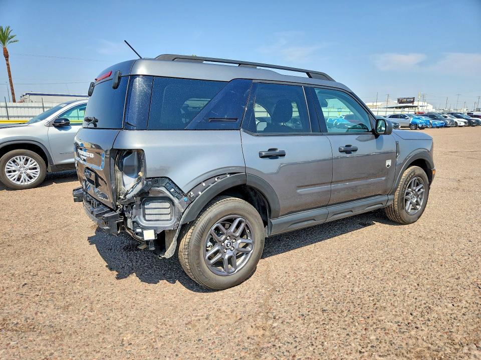 2025 Ford Bronco sport VIN 3FMCR9BN7SRE35385 COPART salvage auction — REAR END, AZ - CERTIFICATE OF TITLE (P), sold $15,000 on 2026-08-24 (photo 3)