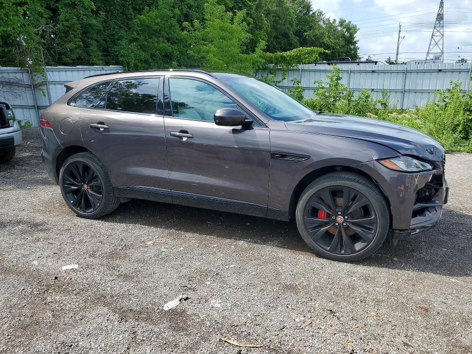 2022 Jaguar F-pace VIN SADCJ2EX3NA691963 COPART salvage auction — FRONT END, On - Permit No Brand - Unfit, sold $8,800 on 2026-09-08 (photo 4)