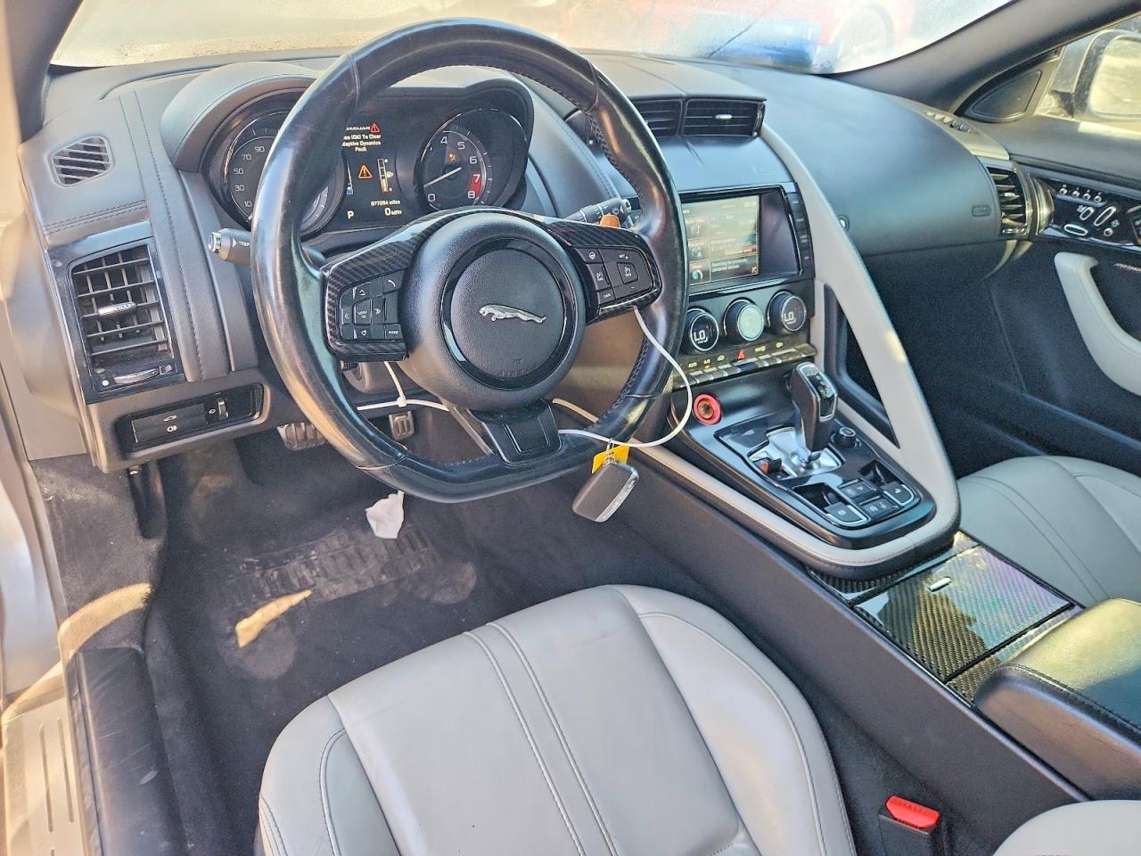 2014 Jaguar F-type VIN SAJWA6FC5E8K06307 COPART salvage auction — Side, CA - SALVAGE CERTIFICATE, sold $7,900 on 2026-09-11 (photo 8)