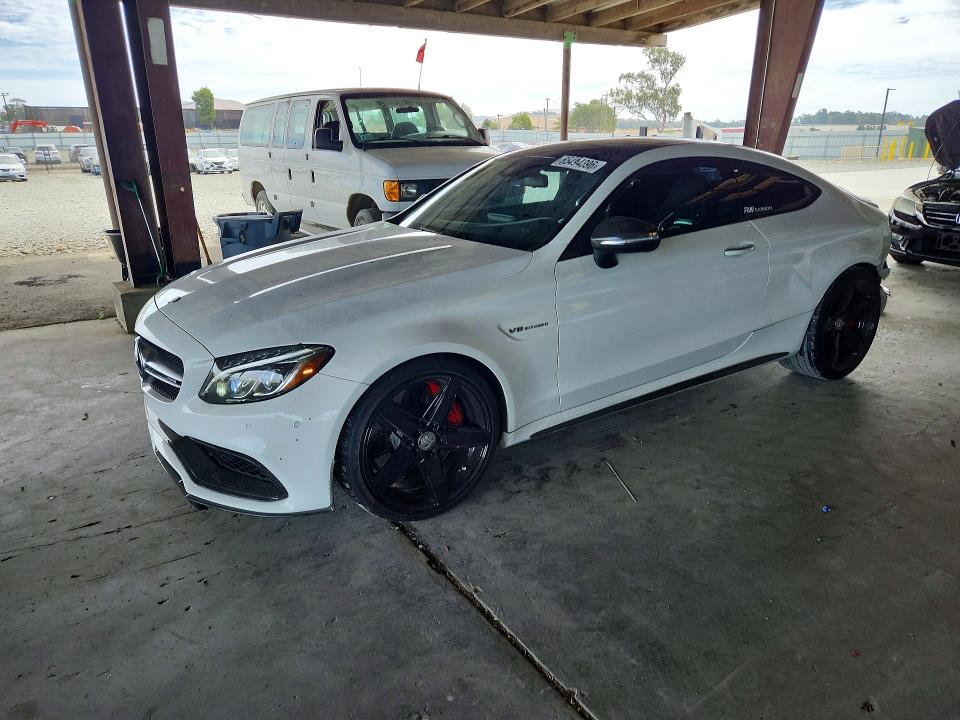 2018 Mercedes-benz C-klasse amg VIN WDDWJ8HB6JF646823 — COPART salvage auction photo