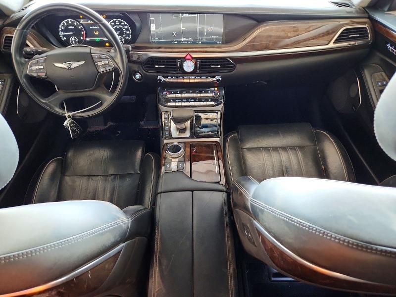 2018 Genesis G90 VIN KMHG34JA6JU044868 COPART salvage auction — FRONT END, Az - Cert Of Title - Salvage, sold $4,100 on 2026-08-31 (photo 8)