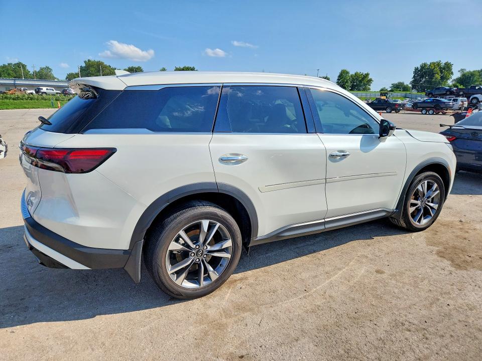 2023 Infiniti Qx60 VIN 5N1DL1FS0PC361725 COPART salvage auction — FRONT END, ID - SALVAGE CERTIFICATE OF TITLE, sold $12,200 on 2026-10-02 (photo 3)