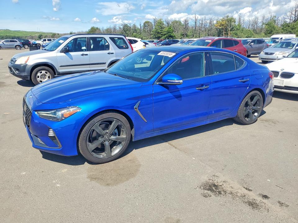 2019 Genesis G70 VIN KMTG44LA1KU019670 — COPART salvage auction photo