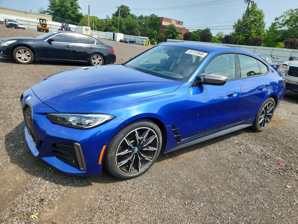 2024 BMW I4 VIN WBY33AW03RFS11512 — COPART salvage auction photo